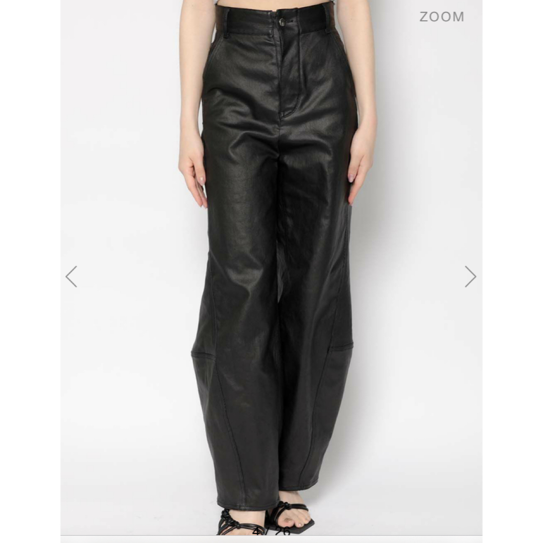 メルトザレディ fake leather pants melt the lady - カジュアルパンツ
