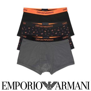 エンポリオアルマーニ(Emporio Armani)の【3枚】EMPORIO ARMANI ボクサーパンツ 54037225 L(ボクサーパンツ)