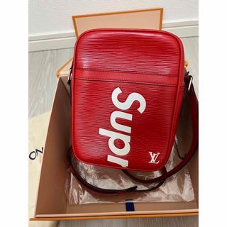 LOUIS VUITTON x Supreme 17AW LV Danube PM Epi Shoulder Bag Collaboration  M53417