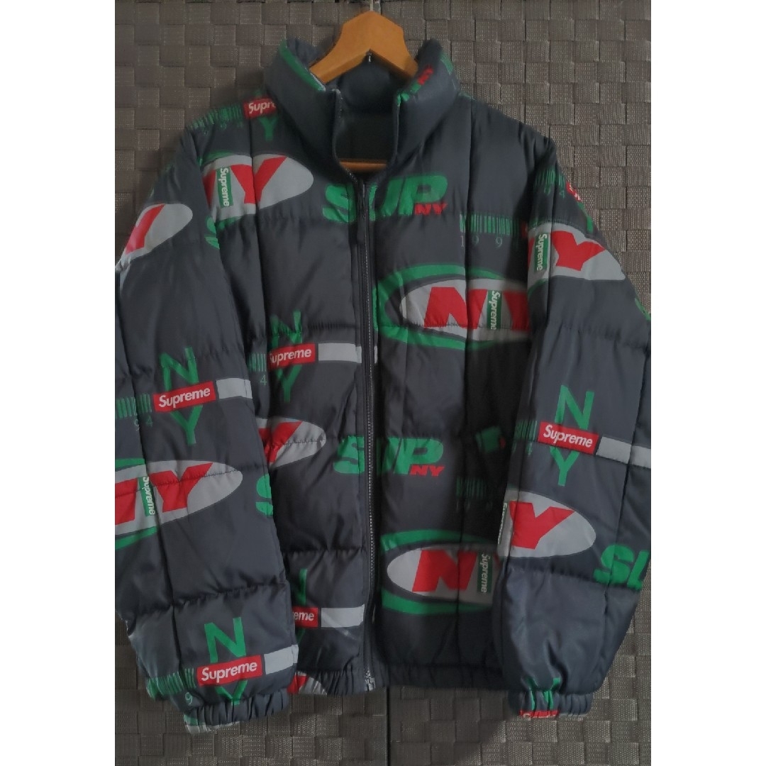 メンズSupreme NY Reversible Puffy Jacket 黒