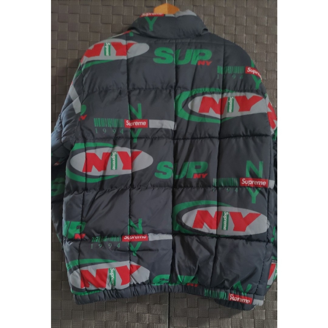 supreme NY reversible puffy jacket 黒S ①