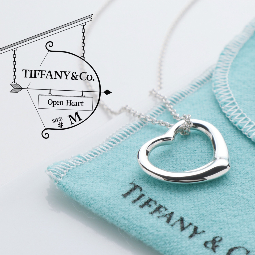 TIFFANY \u0026 CO. ティファニー 極美品 レディース オープンハート