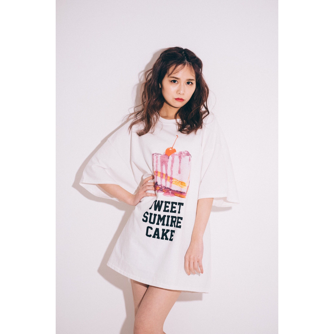 MILKBOY×佐藤すみれ コラボSWEET SUMIRE CAKE Tシャツ