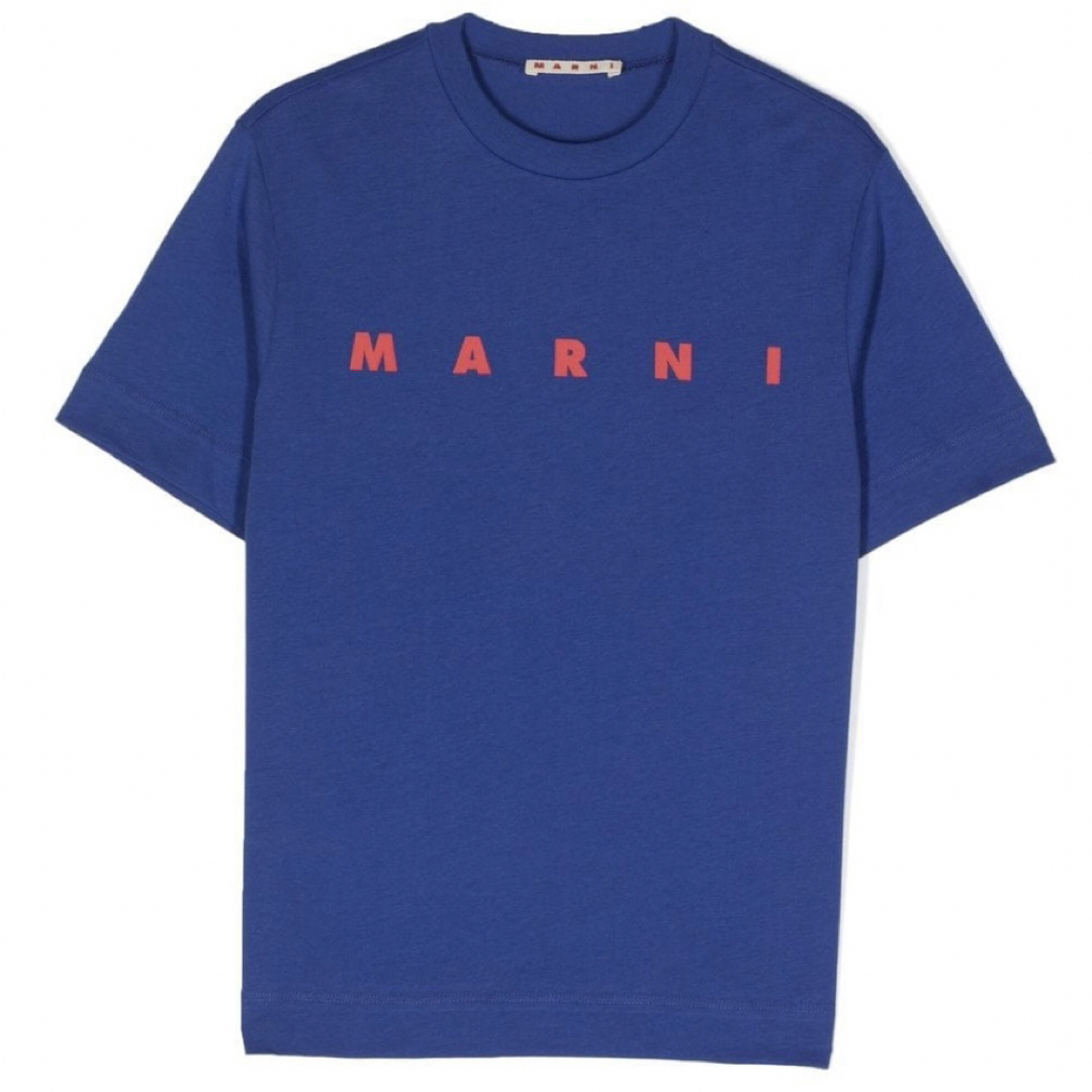 MARNI ロゴTシャツ　ブルー　12