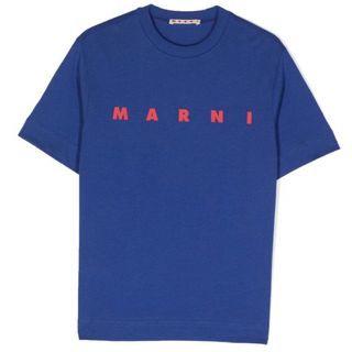 マルニ(Marni)のMARNI ロゴTシャツ　ブルー　12(Tシャツ(半袖/袖なし))