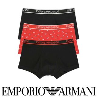 エンポリオアルマーニ(Emporio Armani)の【3枚】EMPORIO ARMANI ボクサーパンツ 54037178 M(ボクサーパンツ)