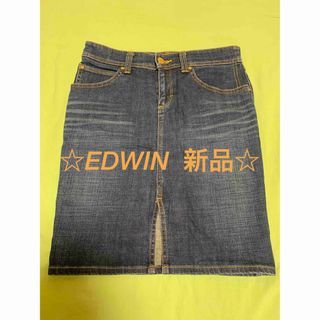 エドウィン(EDWIN)のEDWIN デニムタイトスカート(ひざ丈スカート)