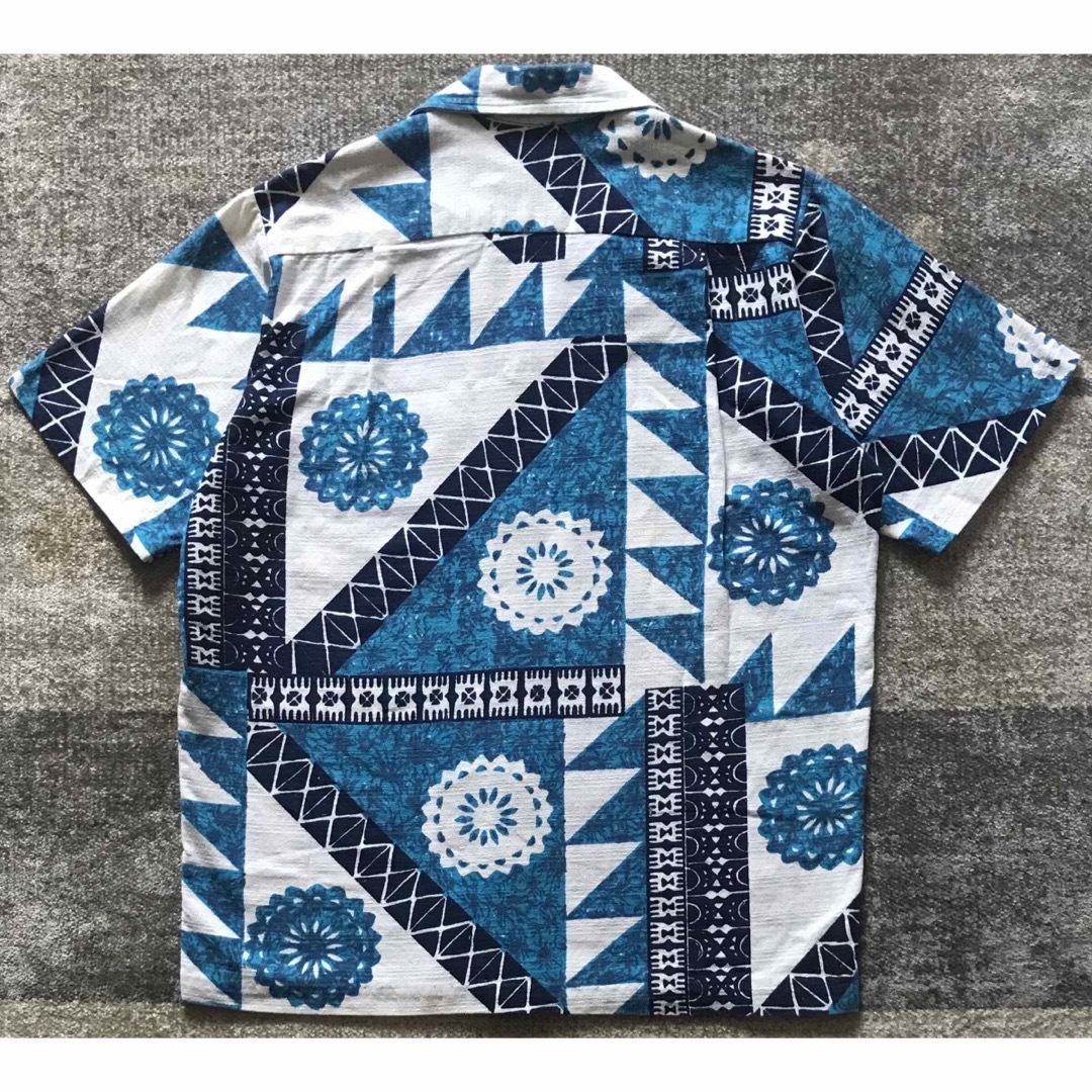 夏の主役服 圧巻の民族柄 70s Waltah Clarke's アロハシャツ