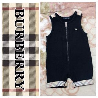 バーバリー(BURBERRY)のBURBERRY★ロンパース 80(ロンパース)