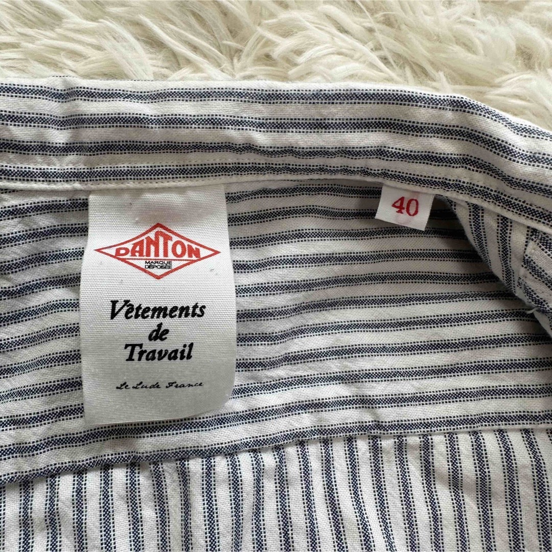 DANTON(ダントン)の【DANTON】ダントン 40 M シャツ 半袖 ストライプ メンズのトップス(シャツ)の商品写真