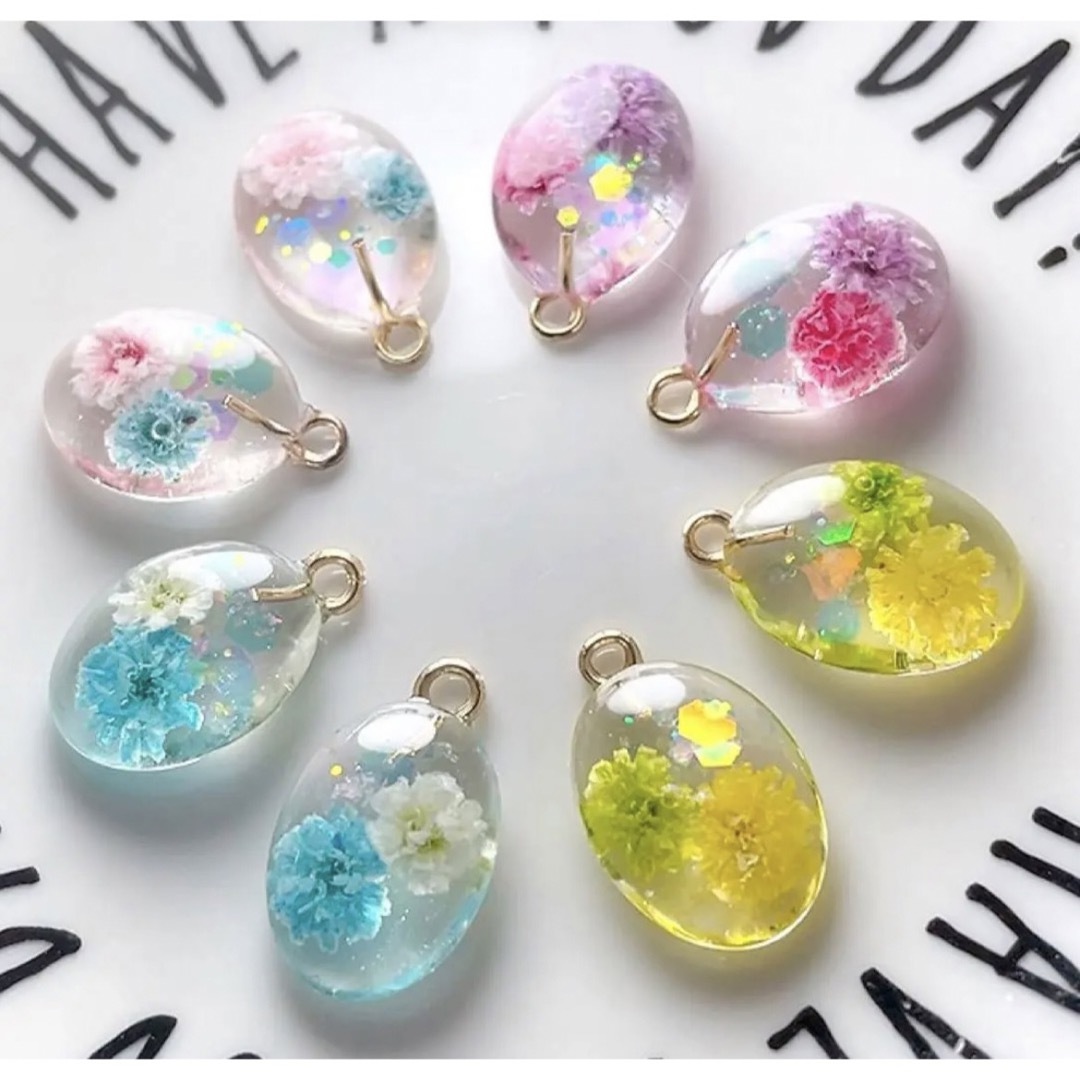 オーダー用となりますNo.885◇ミニチャームトップ♪カン付きレジン