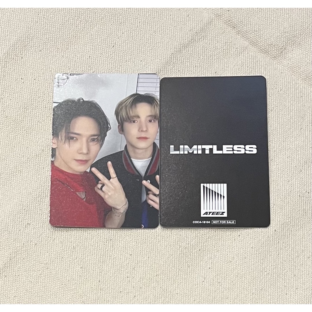 ATEEZ limitless 通常盤 ユニット トレカ【512】 | フリマアプリ ラクマ