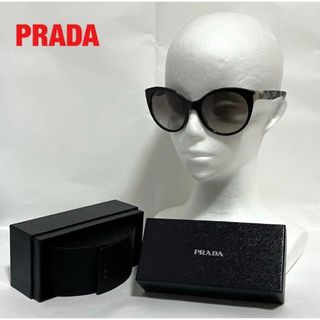 プラダ(PRADA)の【美品】PRADA　プラダ　サングラス　ベッコウ柄　付属品付き　SPR23O(サングラス/メガネ)