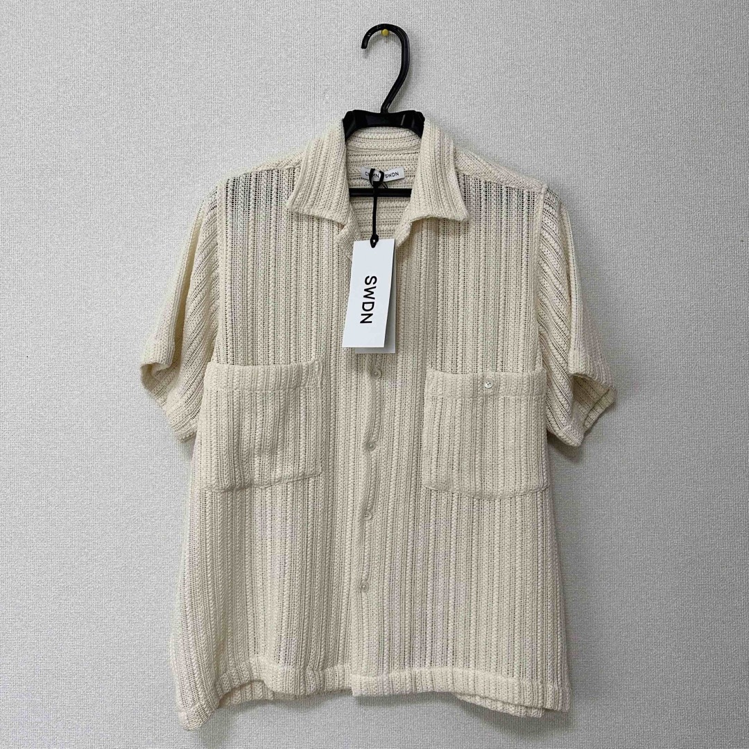 cmmn swdn DEXTER SHORT SLEEVE SHIRT ecruの通販 by neon shop|ラクマ CMMN SWDN DEXTER SHORT SLEEVE SHIRT シャツ