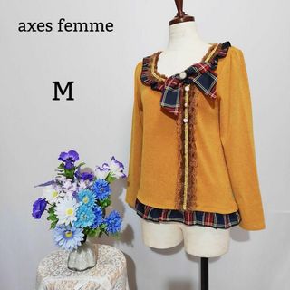 フローラル axes femme アクシーズファム トップス ニット セーター M
