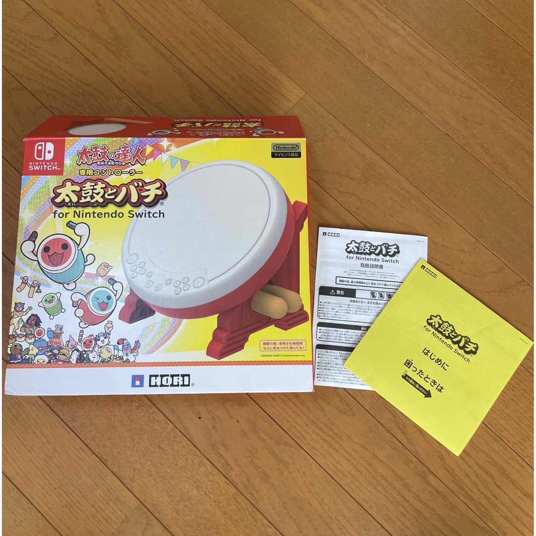 Nintendo Switch(ニンテンドースイッチ)の太鼓の達人太鼓とバチ エンタメ/ホビーのゲームソフト/ゲーム機本体(家庭用ゲームソフト)の商品写真