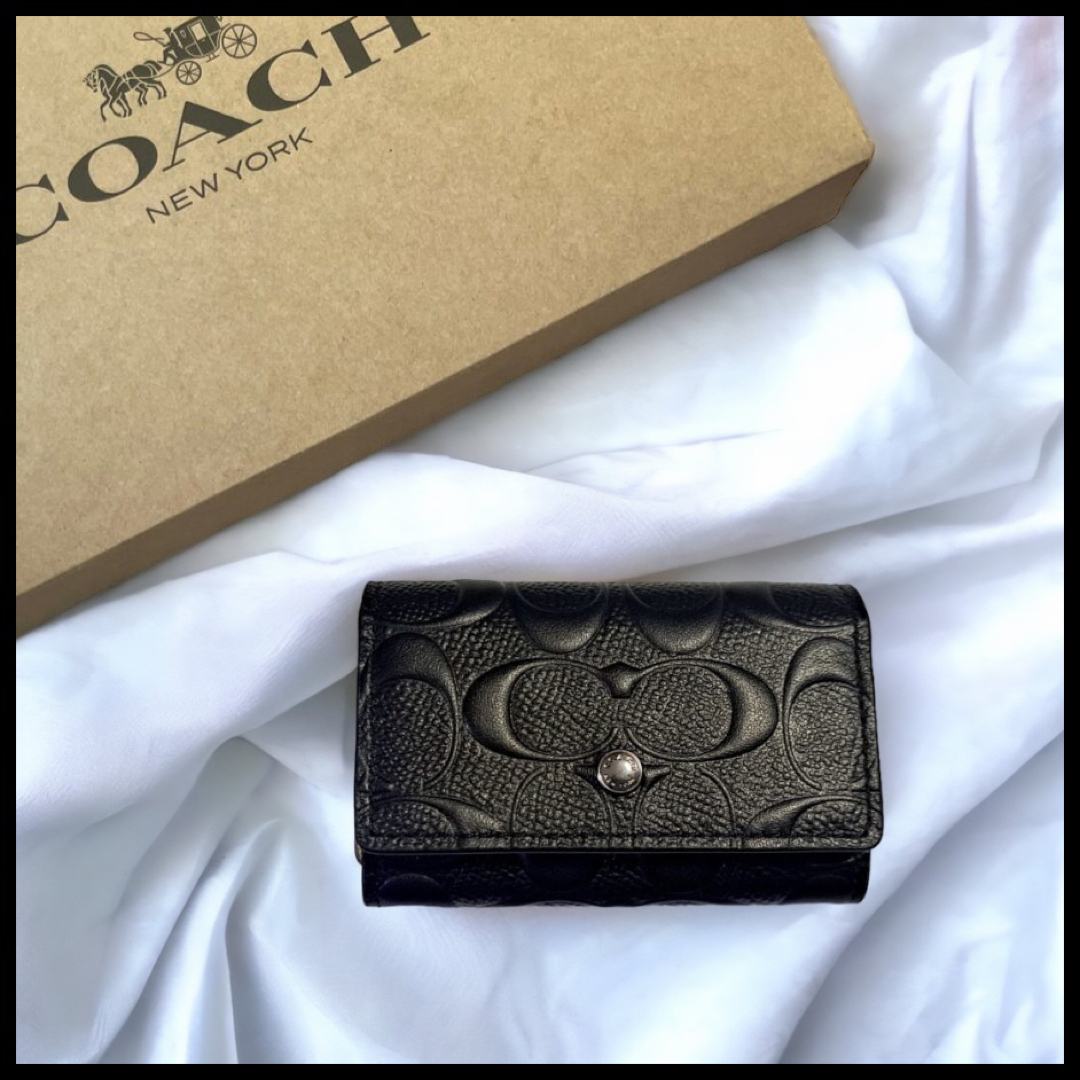 COACH - 新品・未使用 【COACH】コーチ キーケース メンズ ブラック