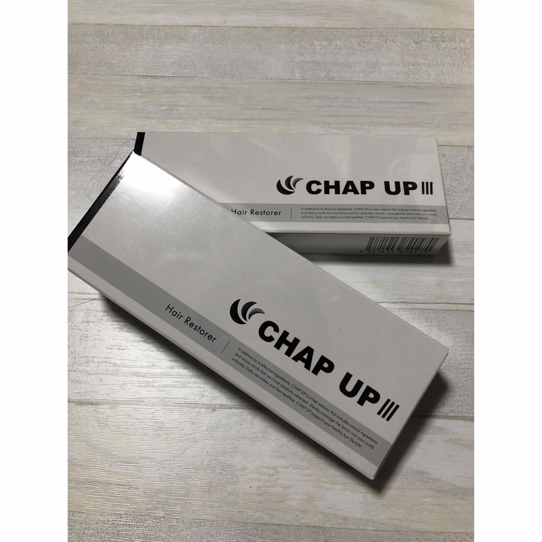 ◆新品未開封 CHAP UP チャップアップ 3本セット 120ml 薬用育毛剤