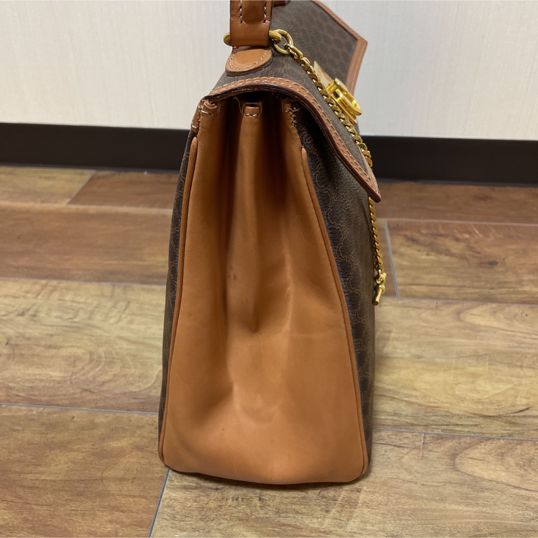 celine - CELINE セリーヌ ガンチーニ ゴールド金具 ハンドバッグ