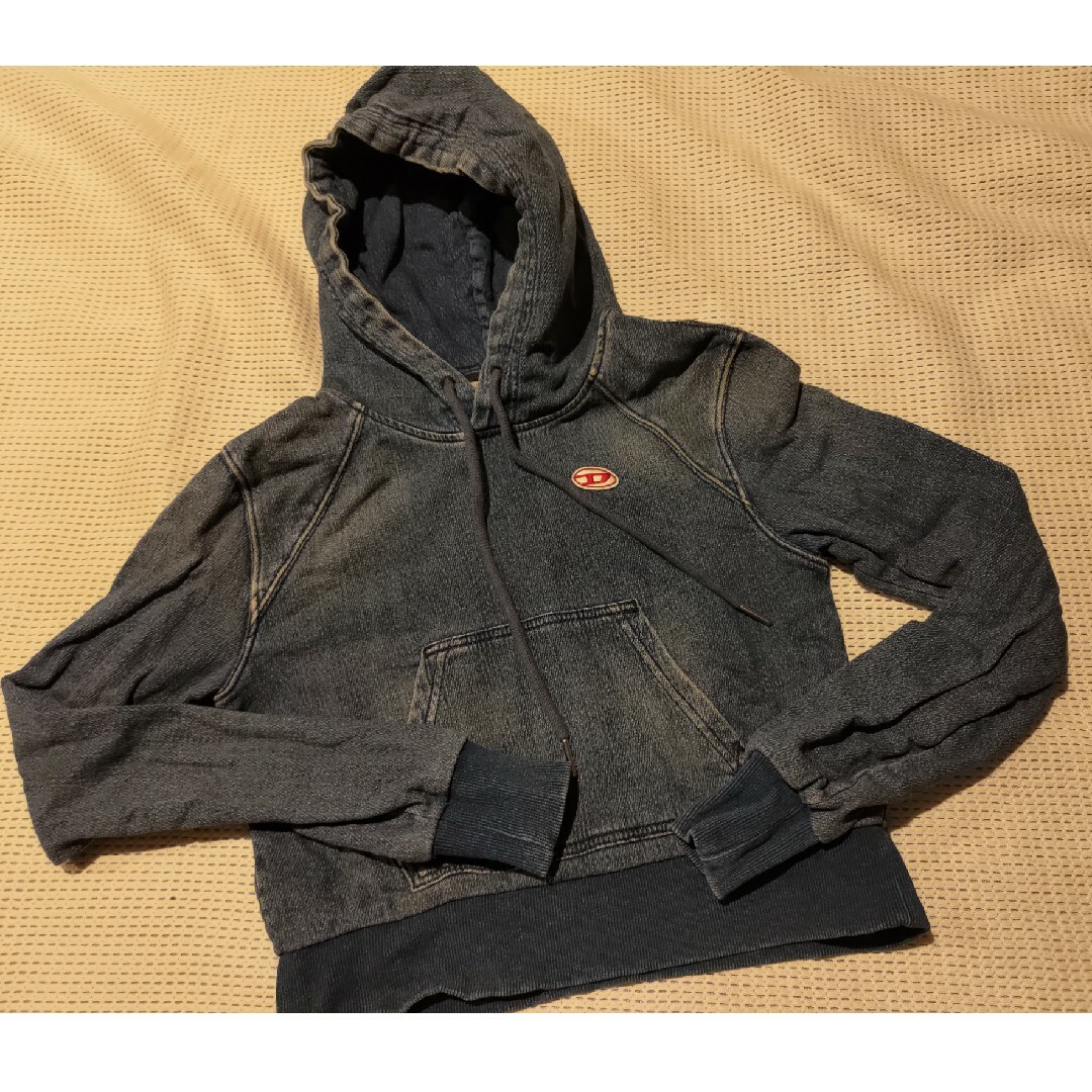 DIESEL - ディーゼル diesel デニム スウェットパーカーの通販 DIESEL - ディーゼル diesel デニム スウェットパーカーの通販