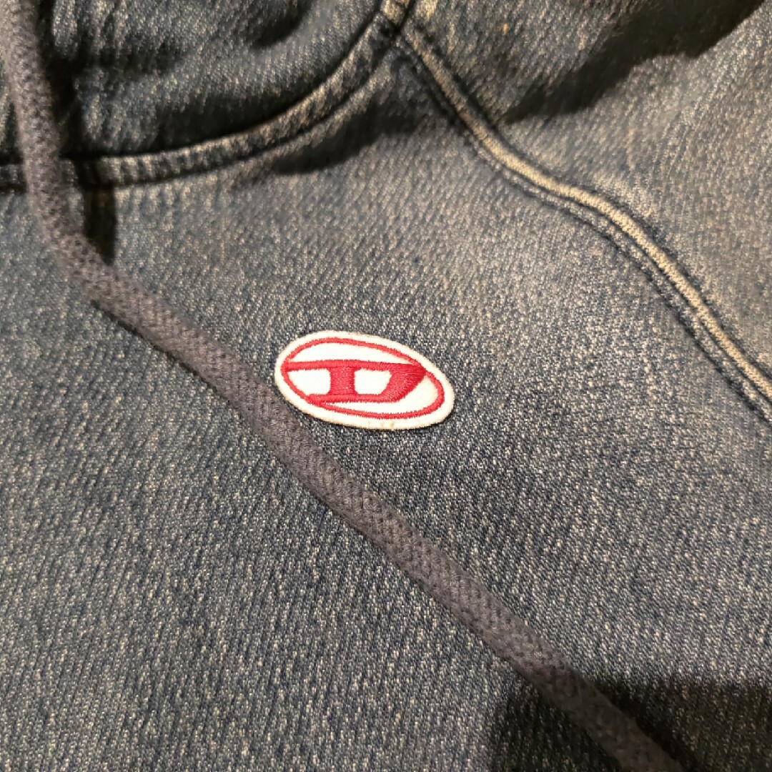 DIESEL - ディーゼル diesel デニム スウェットパーカーの通販 DIESEL - ディーゼル diesel デニム スウェットパーカーの通販