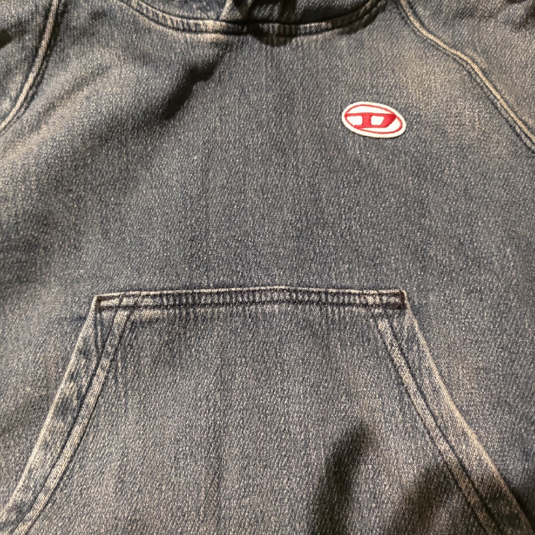 DIESEL - ディーゼル diesel デニム スウェットパーカーの通販 DIESEL - ディーゼル diesel デニム スウェットパーカーの通販