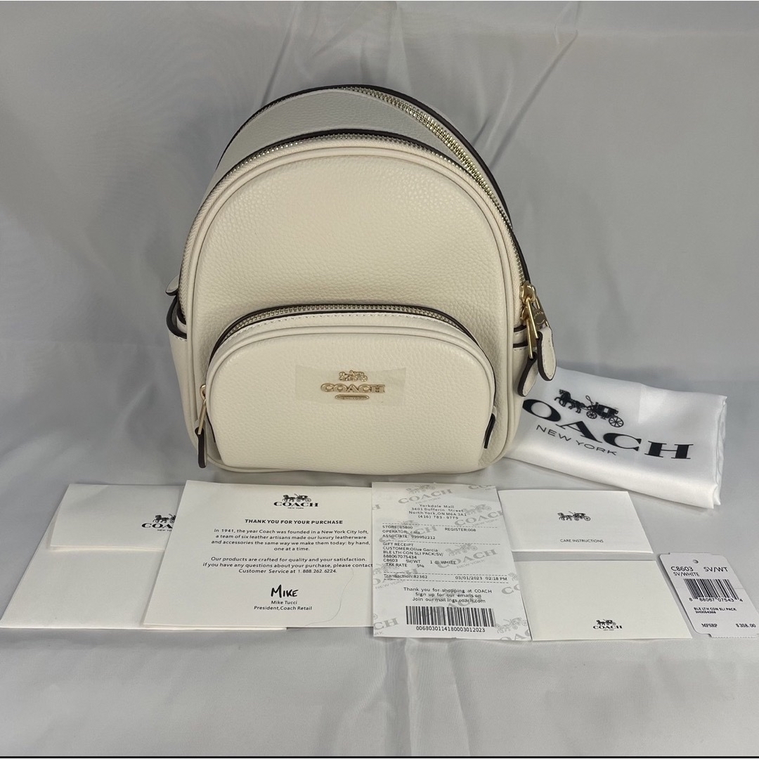 COACH　コーチリュックC8603