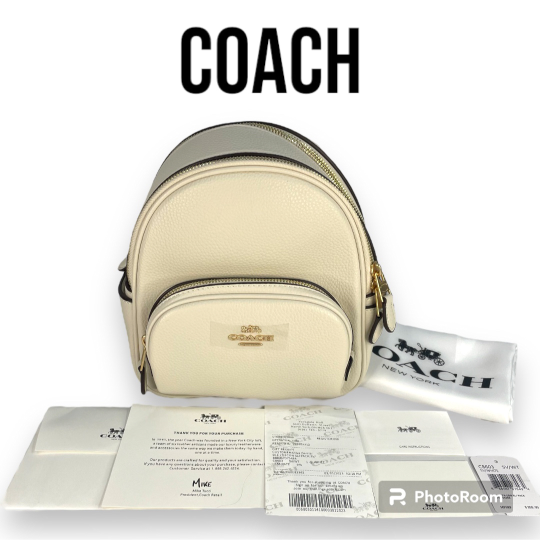 新品　COACH ミニリュック