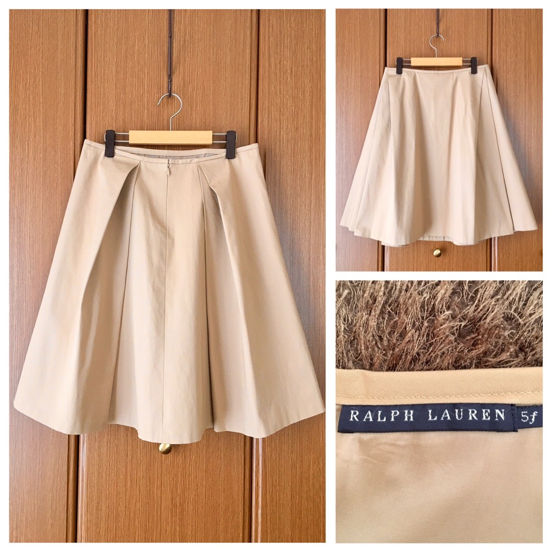 POLO RALPH LAUREN(ポロラルフローレン)の幻品 RALPH LAUREN pleated skirt プリーツスカート レディースのスカート(ひざ丈スカート)の商品写真