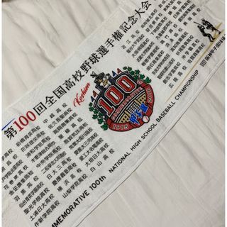 甲子園　第100回　記念大会　タオル　フェイスタオル(記念品/関連グッズ)