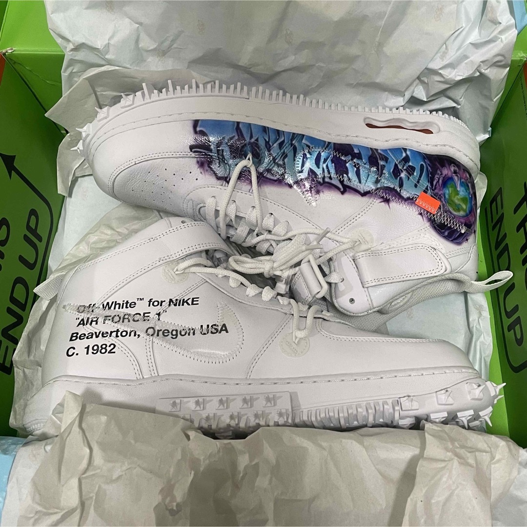 Nike Af1 Mid Graffiti Off-White 32cm