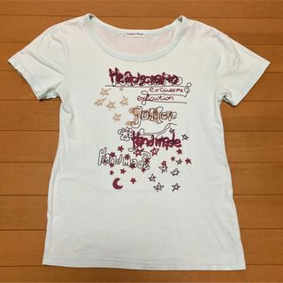 アベイル(Avail)のＴシャツ　水色　英字(Tシャツ(半袖/袖なし))