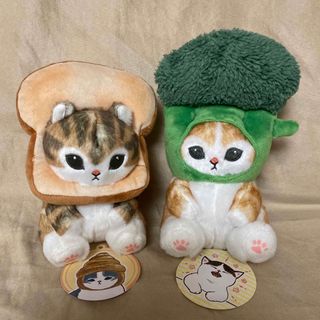 フクヤ(福屋)のmofusand モフサンド　パンにゃん　ブロッコリーにゃん　ぬいぐるみ(キャラクターグッズ)