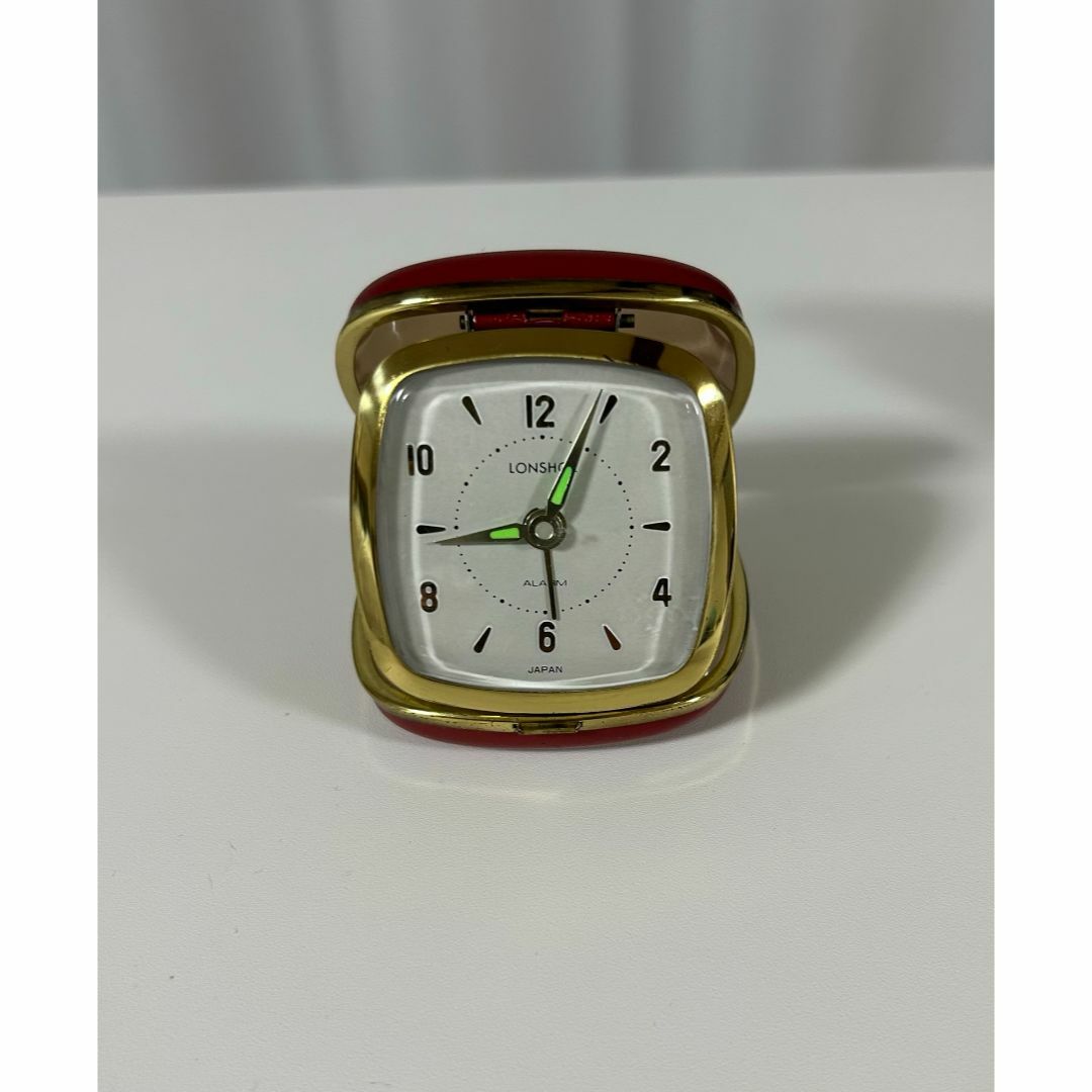 アンティーク・レトロ LONSHOR ゼンマイ式 コンパクト式置時計 | www