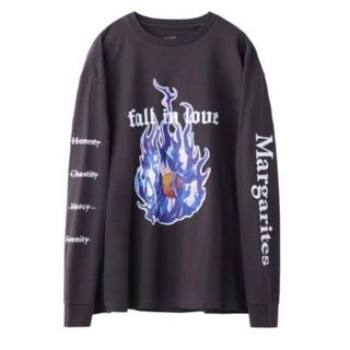 エックスガール(X-girl)のX-girl FALL IN LOVE L/S BIG TEE (Tシャツ(長袖/七分))