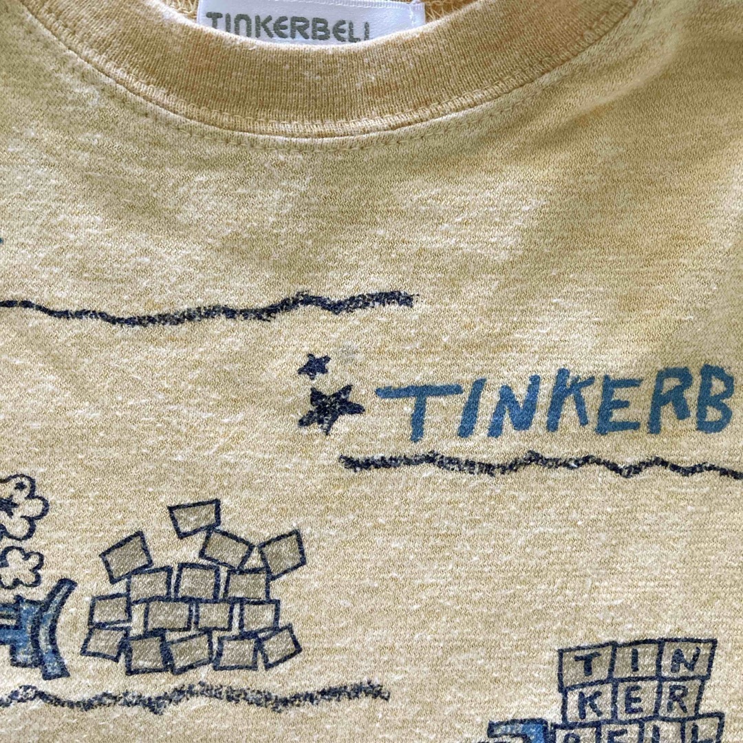 TINKERBELL(ティンカーベル)の 半袖Tシャツ2枚セット キッズ/ベビー/マタニティのベビー服(~85cm)(Ｔシャツ)の商品写真