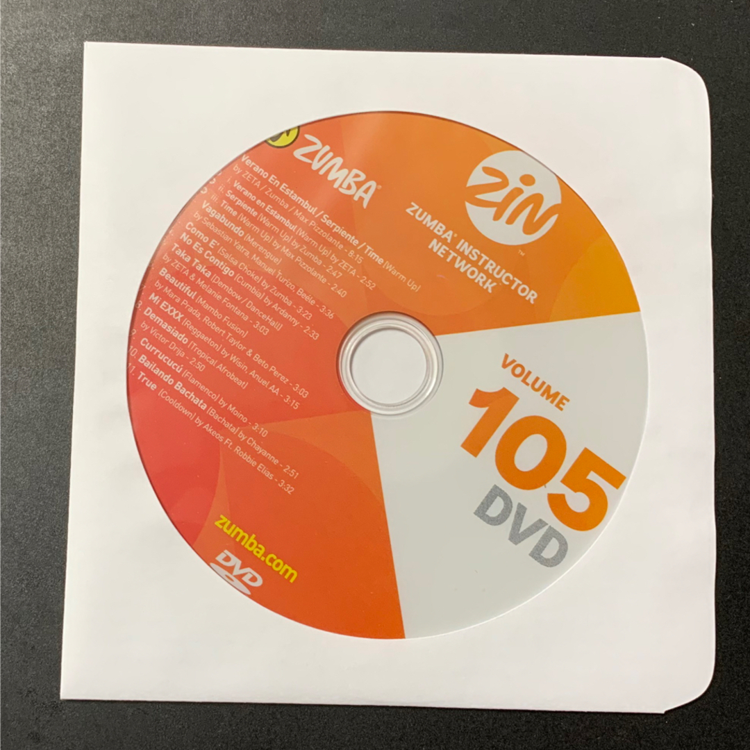 ZIN105 DVD＆CD ウォームアップ入り ズンバ - ダンス