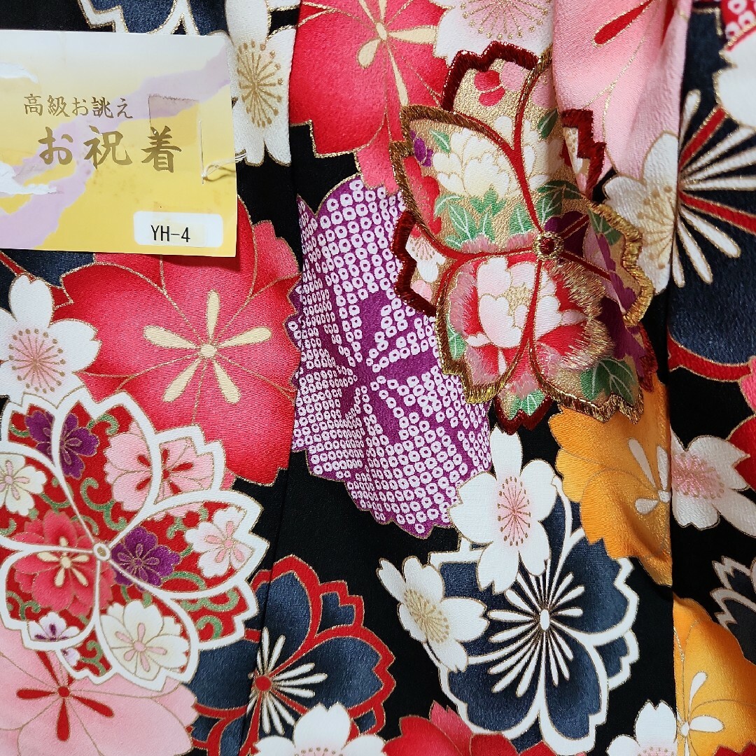 和服/着物(新品)  七五三  7歳  ポリエステル  四つ身着物  襦袢付き