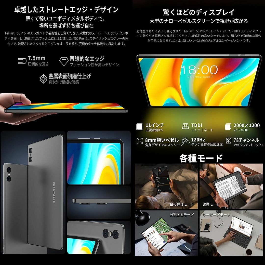 タブレット 本体 android 13 SIMフリー 新品 未使用 11インチ タブレット 本体 android 13 SIMフリー 新品 未使用 11インチ