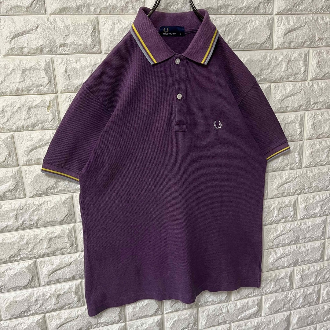 【FRED PERRY】フレッドペリー ポロシャツ 日本製 鹿の子生地 刺繍ロゴ 2