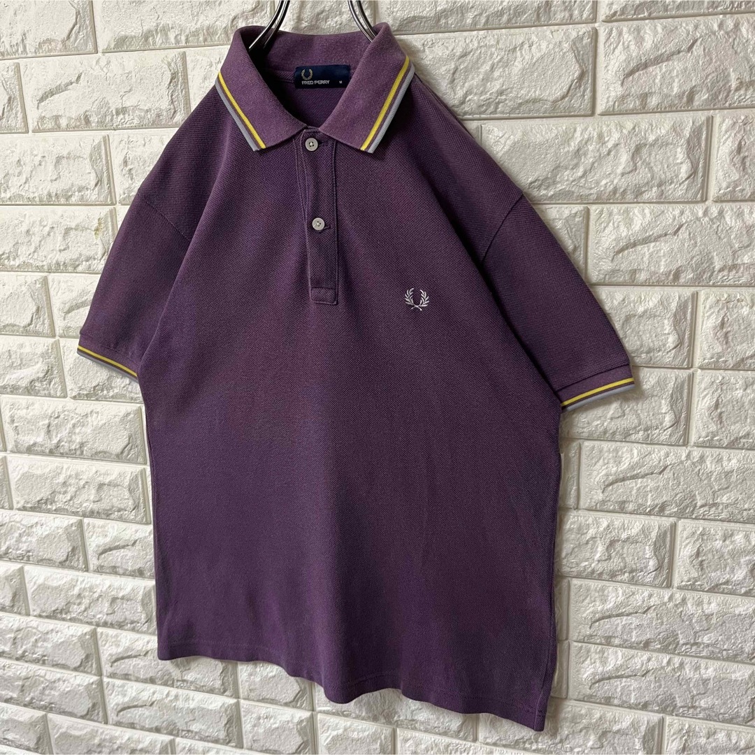 【FRED PERRY】フレッドペリー ポロシャツ 日本製 鹿の子生地 刺繍ロゴ 3