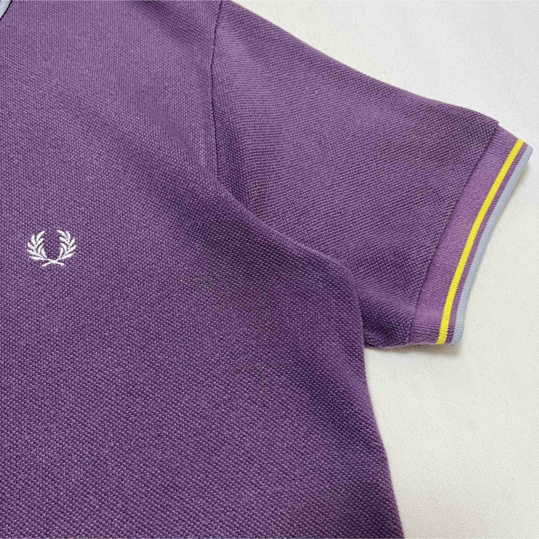 【FRED PERRY】フレッドペリー ポロシャツ 日本製 鹿の子生地 刺繍ロゴ 7