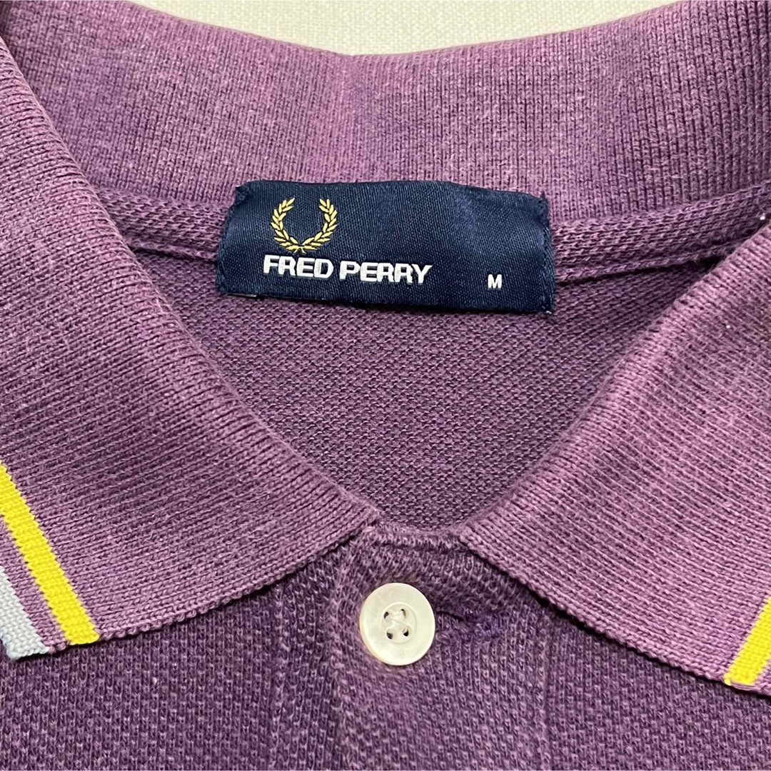 【FRED PERRY】フレッドペリー ポロシャツ 日本製 鹿の子生地 刺繍ロゴ 9