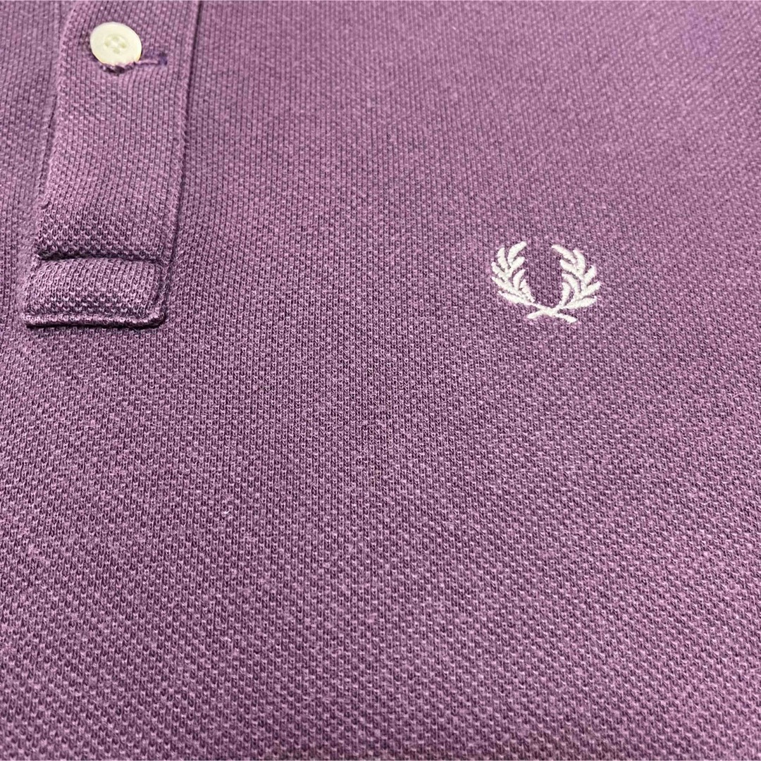 【FRED PERRY】フレッドペリー ポロシャツ 日本製 鹿の子生地 刺繍ロゴ 5