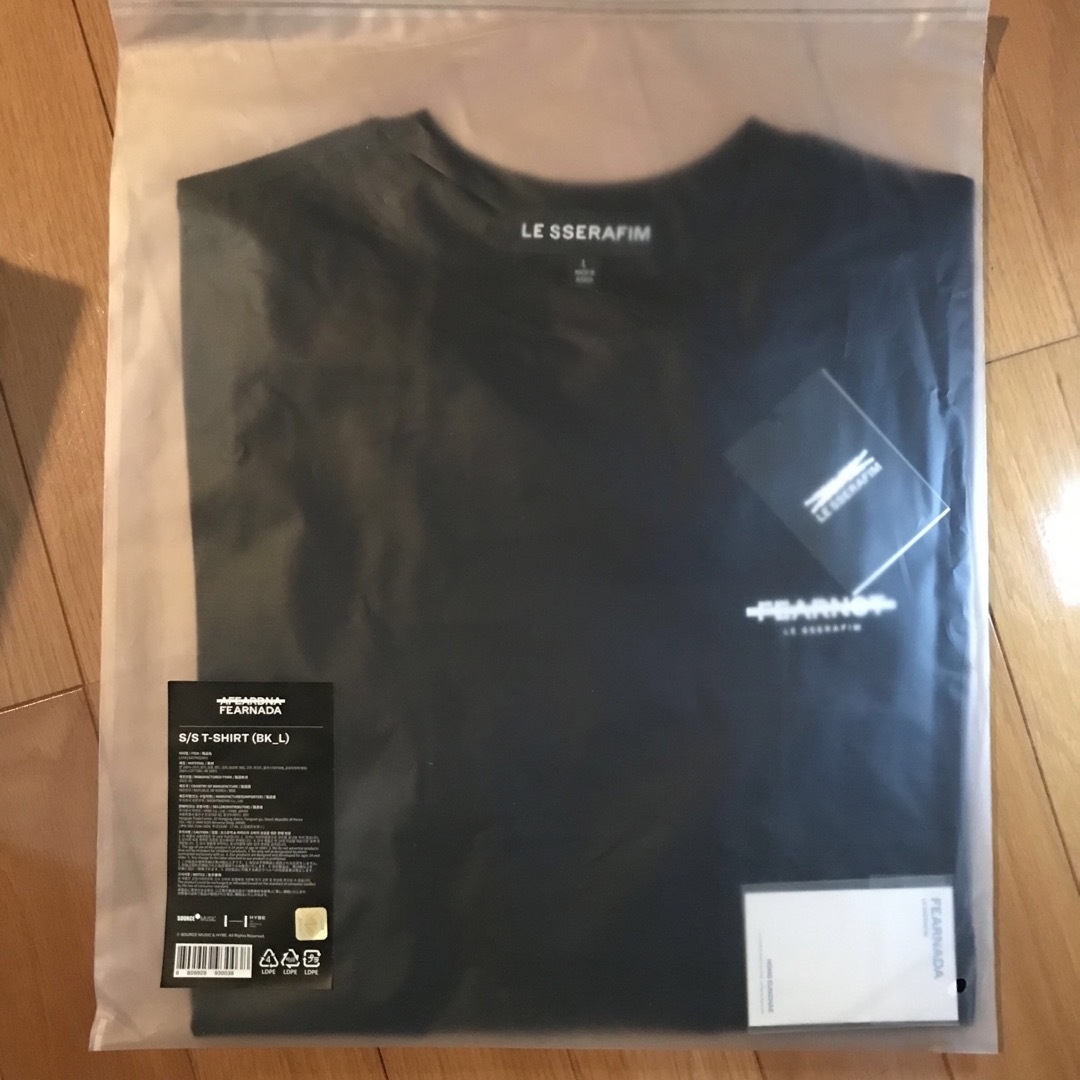 LE SSERAFIM ツアー Tシャツ Lサイズ 新品未開封