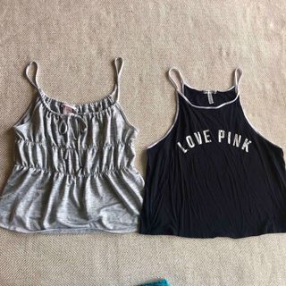 ヴィクトリアズシークレット(Victoria's Secret)の専用です　ほぼ新品　PINK タンクトップM(キャミソール)