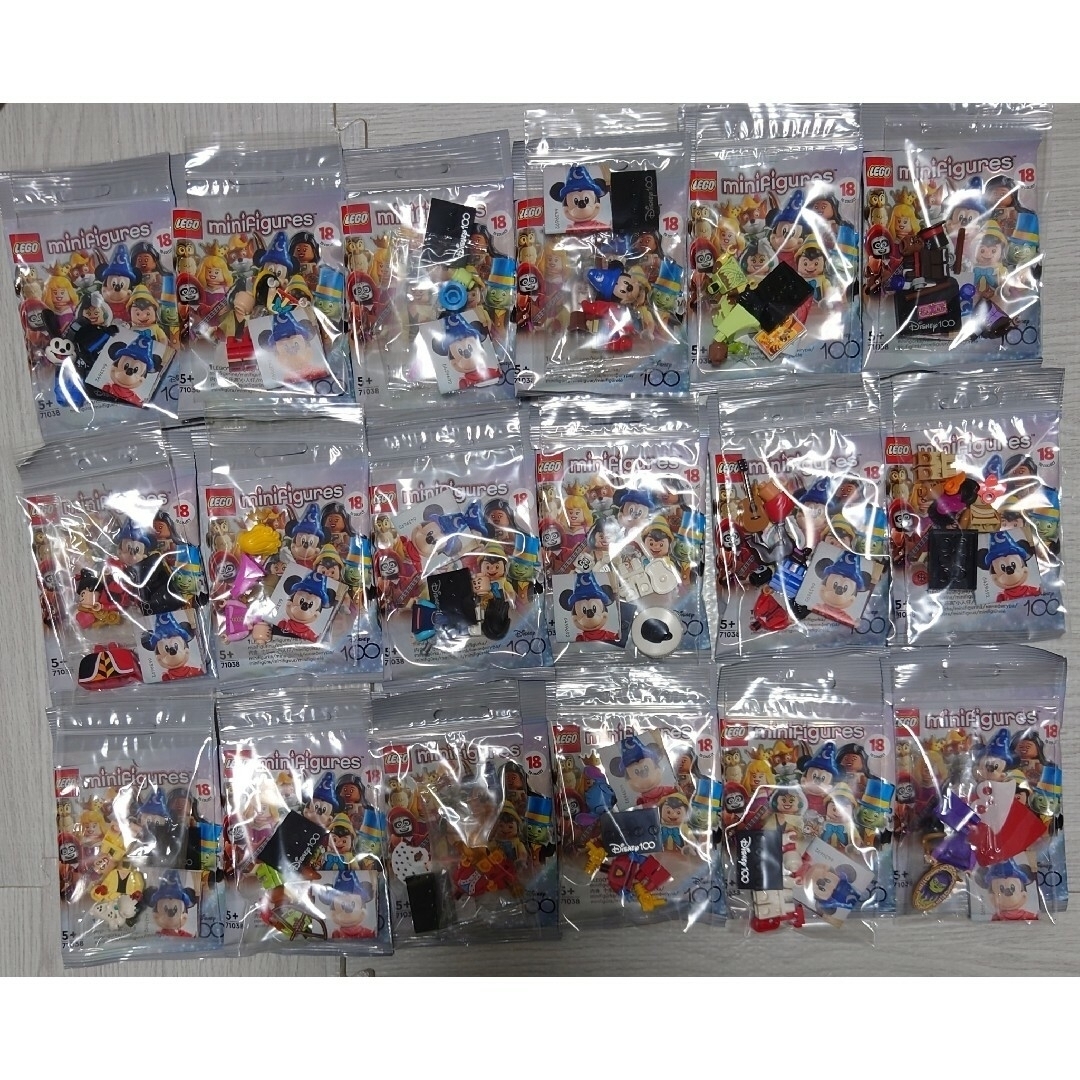 レゴ LEGO ミニフィグ ディズニー 100 71038 コンプリート18種類
