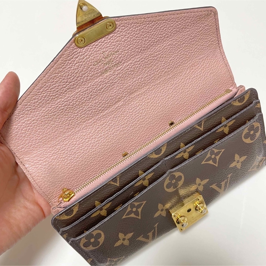 LOUIS VUITTON(ルイヴィトン)の箱付き！ルイヴィトン長財布 ポルトフォイユ パラス ピンク レディースのファッション小物(財布)の商品写真