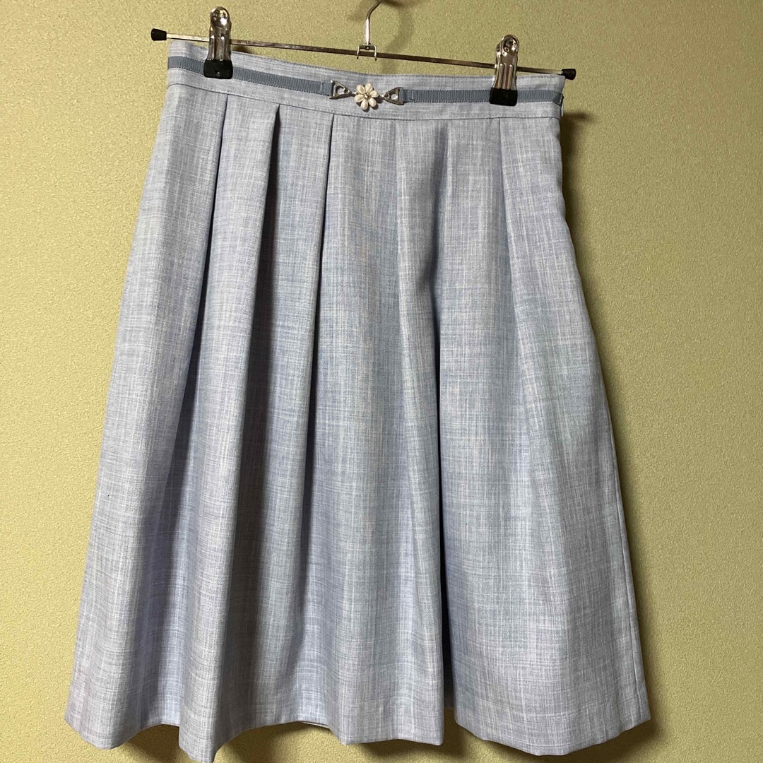 パターンフィオナ　レディース膝丈スカート　ブルー　M レディースのスカート(ひざ丈スカート)の商品写真