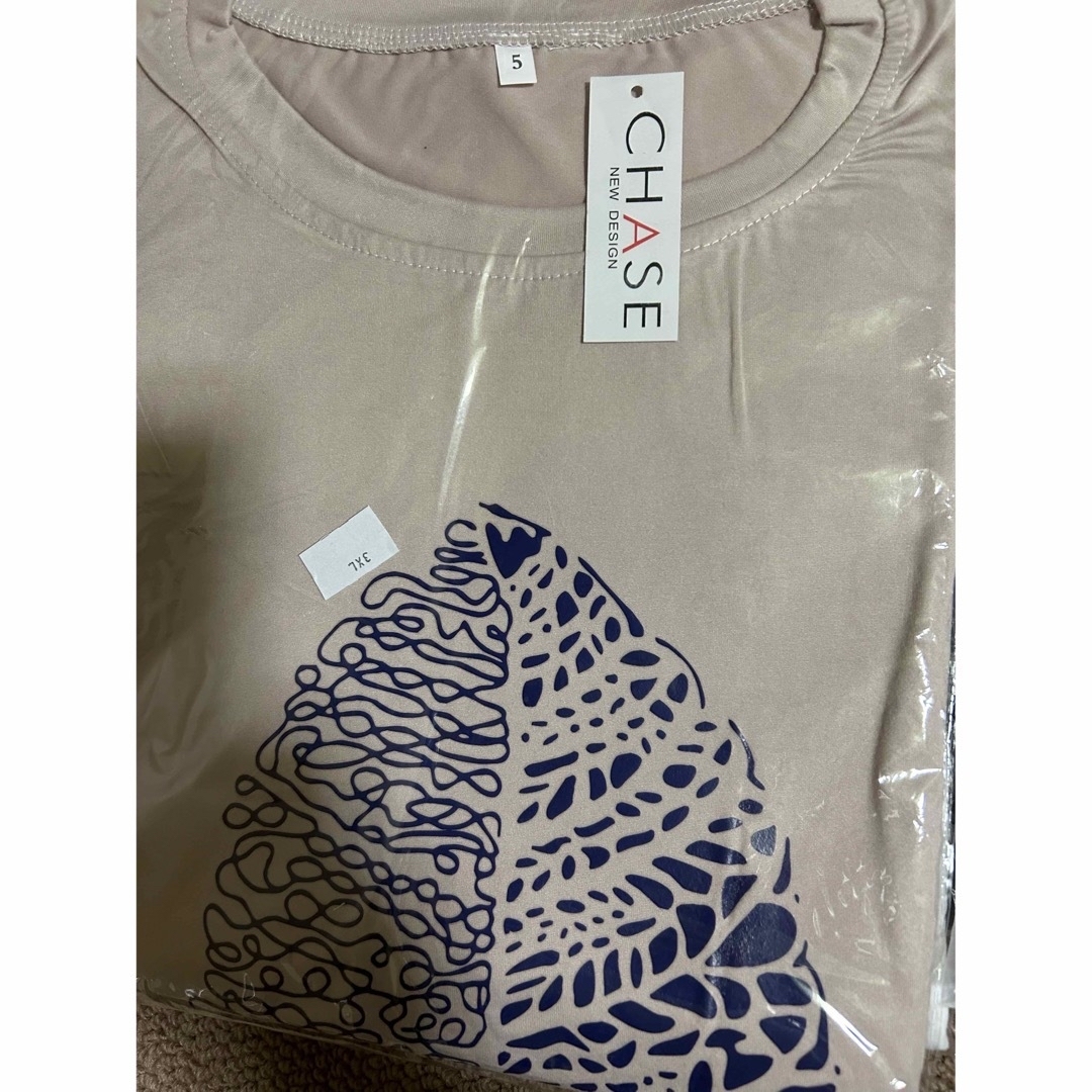 プリントTシャツ  3XL レディースのトップス(Tシャツ(半袖/袖なし))の商品写真